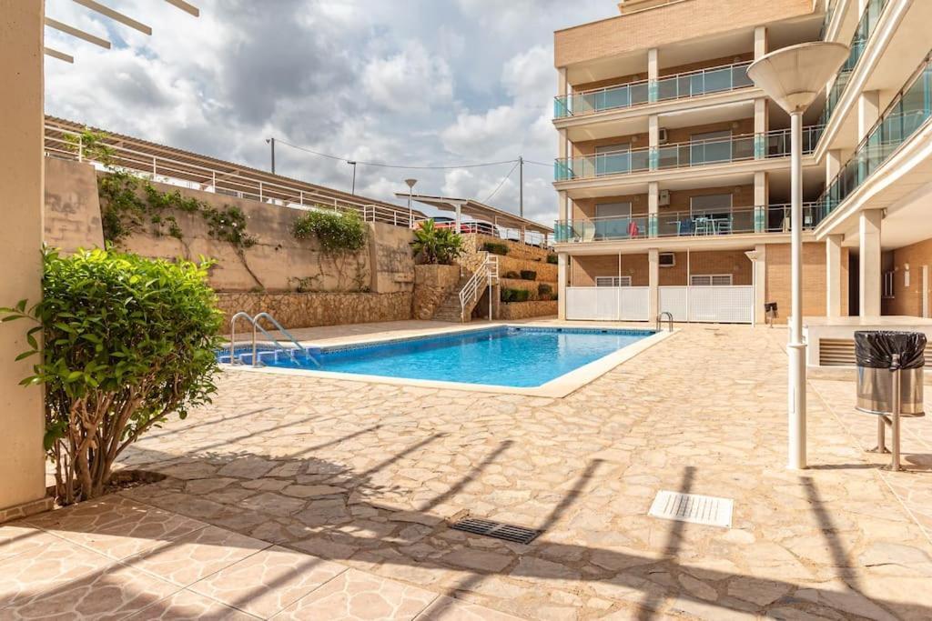 Апартаменты Atico Con Terraza Y Piscina Пеньискола Экстерьер фото